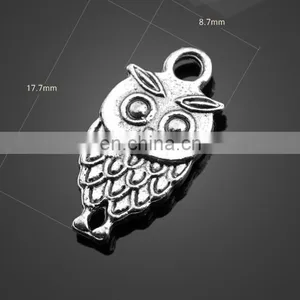 Wholesale Animal Owl Shape Pendant Alloy Pendant Jewelry Accessories thumbnail-2
