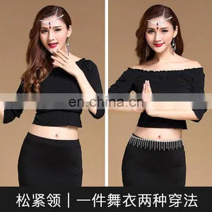 S-3120 Modal Women Belly Dance Training Clothes thumbnail-5