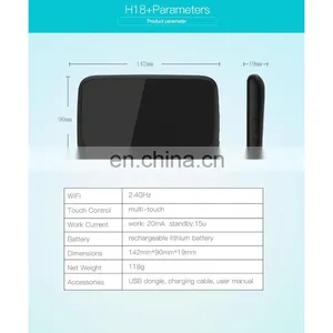 H18+ 2.4GHz Mini Wireless Keyboard Full Touchpad With 3-Level Adjustable Backlight Gaming Wireless Mouse and Wireless Keyboard thumbnail-2
