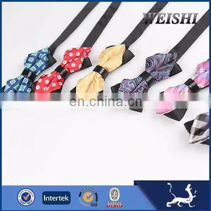 Fashion Diamond Tip Bow Ties thumbnail-1