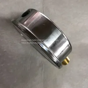 100mm 1Mpa Big Dial Bottom Connection Stainless Steel Hydraulic Pressure Gauge thumbnail-3