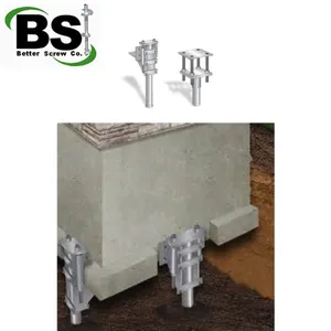 Steel Push Pier Installation Foundation Repairs thumbnail-2