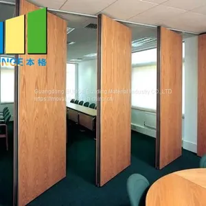 Melamine Finish Auditorium Folding Partition Walls Doors For School Hotel thumbnail-1