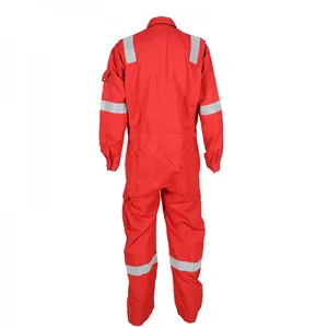 Cotton Fireproof Protective Coverall for Working Outdoors thumbnail-3