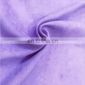 350GSM Polyester Spandex Suede Fabric Brushed Suede Knitted Weave Fabric for Sofa or Coat Fabric thumbnail-3