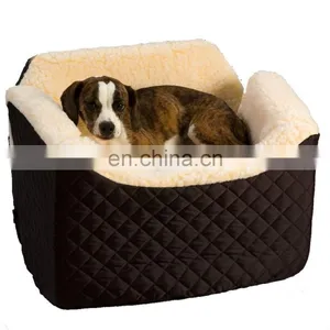 Portable Dog Car Seat Safety Pet Bed Soft Car Seat for Dogs With Harness for Dogs Travel Carrier thumbnail-1