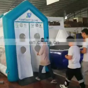 Portable Pop up Decontamination Sterilizer Fog Inflatable Disinfection Tunnel Room With Ultrasonic Humidifier for Wholesale thumbnail-1