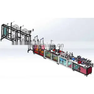 FFP2 FFP3 N95 Face Mask Making Machine High Speed Fully Automatic Machine thumbnail-3
