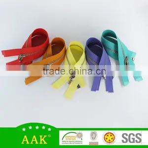 #3 White Gold Free Sample Metal Zipper thumbnail-4