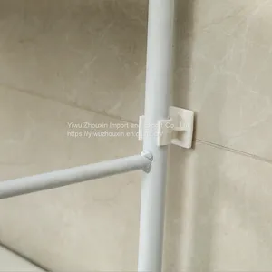 Punch-free White Three-layer Toilet Racks Toilet Storage Racks thumbnail-4