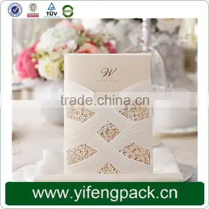 Fast Delivery Unique Handmade Chinese Wedding Invitation Card thumbnail-1