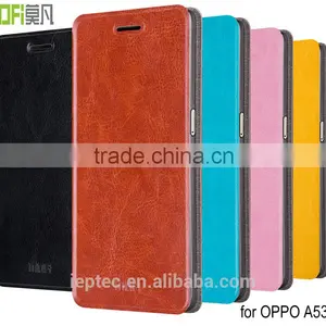 MOFi 5.5 Inch Android Smartphone Case for OPPO A53, Flip Leather Case for OPPO A53 thumbnail-2
