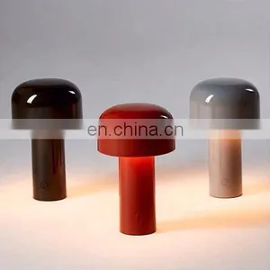 Modern Simple Unique Design Nordic Light Luxury Cute Mushroom Shape LED Night Light Table Lamp thumbnail-1