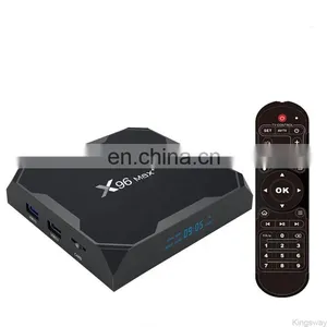 X96 MAX PLUS S905X3 4G 64G Android 9.0 OS Smart tv Box 32GB 5G Dual Band Wifi AC Smart tv Box 64GB SET TOP BOX thumbnail-3