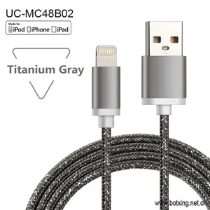 MFi Certificated Braided Charging Cable for Iphone 8 thumbnail-1