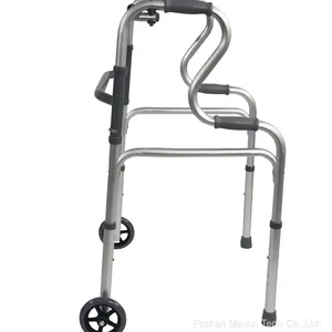 Rollator Walker Folding Lunge Walking Frame Lightweight Aluminium With Wheels thumbnail-5