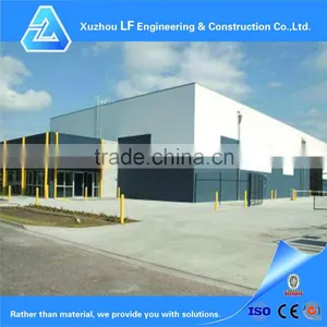 Prefabricated Steel Structure Space Frame Low Cost Prefab Warehouse thumbnail-1