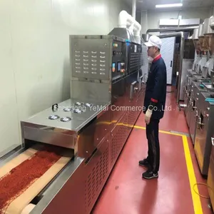 Tunnel Conveyor Industrial Microwave Sterilizer for Spices, Spices Drying Sterilization Machine thumbnail-2