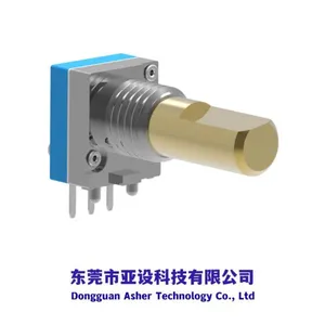 8mm Incremental Rotary Encoder Without Switch,10pluse,20detent, for Walkie-Talkie and Electrical Appliances thumbnail-1