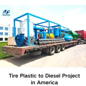 Waste Motor/engine Oil/ Pyrolysis /crude Oil to High Quality Diesel Distillation Refinery Plant thumbnail-1