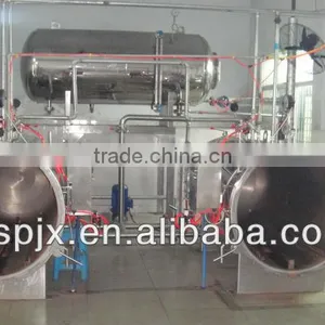 2+1 Stainless Steel Full-automatic Hot Water Circulating Immersion Food Sterilizer Used Industrial Autoclave thumbnail-1