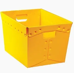 Wholesale Custom Stackable PP Corrugated Plastic Picking Totes for Warehouse Storage thumbnail-3