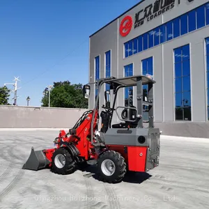HZM807 Small Loader Mini Loaders Attachments Wheel Loader for Sale thumbnail-3