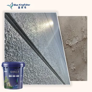 Blue Kingfisher Liquid Granite Stone-Like Paint - Realistic Stone Texture, Weather Resistance, Sufficient Stock thumbnail-3