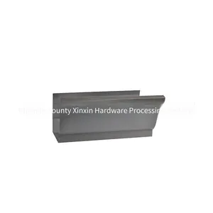Aluminum Alloy Drainage Channels for Office Buildings. On-site Installation of Drainage Pipes. Advantages and Disadvantages of Prefabricated Gutters thumbnail-2