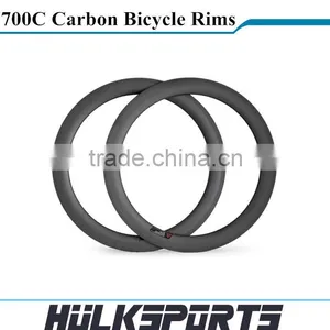 700c Full Carbon Road Bicycle Rims Chinese Carbon Rim Cheap Carbon Tubular Rims Bicycle Carbon Rims thumbnail-2