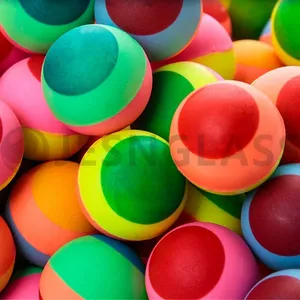 Factory Wholesale Various Design Hot Sale Lollipop Bouncy Ball Bouncy Toy Rubber Balls thumbnail-2