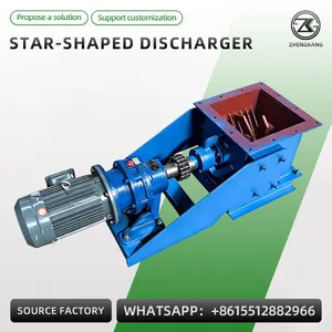 High Quality YJD Star-shaped Unloader Rotary Airlock Valve Industrial Dust Collector Discharge Rotary Feeder For Powder Granule thumbnail-4