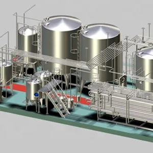 Food Grade Yogurt Fermentation Tank Milk Pasteurizing Machine Small Uht Yoghurt Plant Greek Yogurt Production Line thumbnail-3