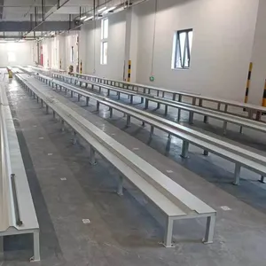 Heavy Duty AGV Pallet Cache Rack U‑Shaped Opening for Robot Lifting and Docking thumbnail-5