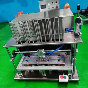Fully Automatic Film Sealing Machine for Aluminum Foil Boxes, Automatic Packaging Machine for Shrimp Tails in Aluminum Foil Boxes thumbnail-1