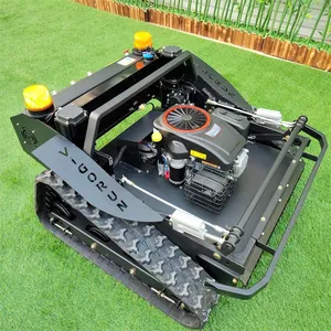 16Hp Industrial Gasoline Engine Single Cylinder Rubber Track Remotely Controlled Bush Trimmer thumbnail-4