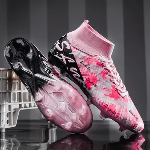 Professional Football Boots Kids Soccer Shoes Society Football Cleats FG Ultralight Training Soccer Sneakers Outdoor Sports Shoe for Men Women thumbnail-1
