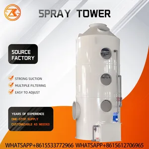 304 Stainless Steel Cyclone Hybrid Spray Tower Centrifugal Dust Paint Mist Removal High Temperature Flue Gas Washing Tower thumbnail-5