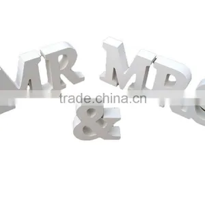 MR & MRS Wooden Letters Wedding Decoration thumbnail-1