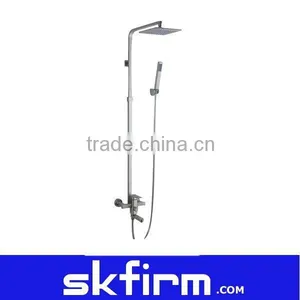 Long Handhold Square Mixer Shower Head thumbnail-1