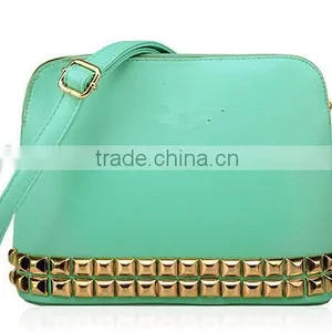 Best Selling Western Style Ladies Genuine Leather Shoulder Lady Handbag 2015 thumbnail-2