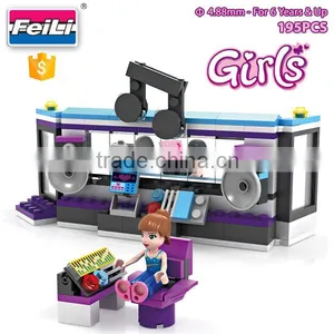 New Arrival GIRLS Intelligent Plastic Building Bricks Toys Cogo thumbnail-1