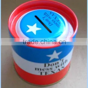Cute Metal Tin Coin Bank With Key and Lock for Kids thumbnail-5