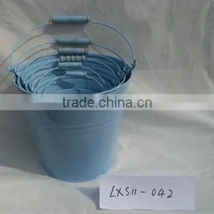 Blue Bucket With One Handle thumbnail-3
