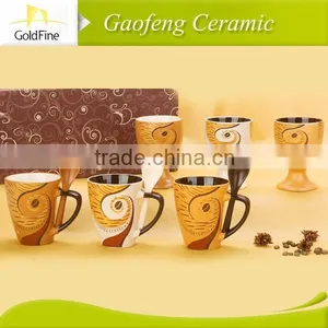 2014 Top Popular Design Animal Shaped Mugs , Ceramic Mug With Animal Print thumbnail-1