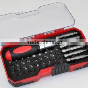 34PC Screwdriver Bits Set Screwdriver- Hand Tool Set With Ratchet Screwdriver Handle thumbnail-1
