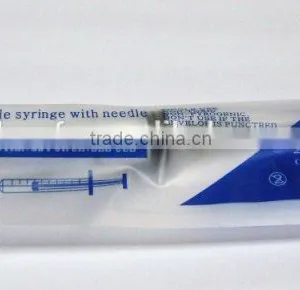 1cc/ml Luer Slip Disposable Syringe With Needle CE ISO thumbnail-3
