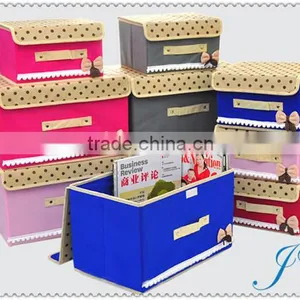 Best Sale Fabric Folding Non - Woven Cloth Storage Box With High Quality thumbnail-2