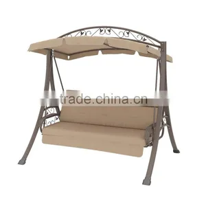 Multifunctional Outdoor Swing Chair Garden Steel Kid's Patio 4 Seater Swing Chair For Bedroom thumbnail-2