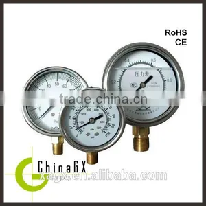 All Stainless Oil Filled Pressure Gauge thumbnail-2